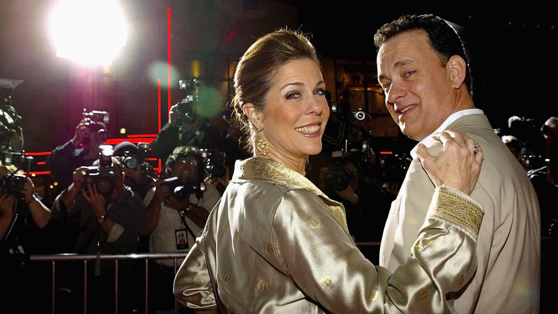 Tom Hanks e esposa